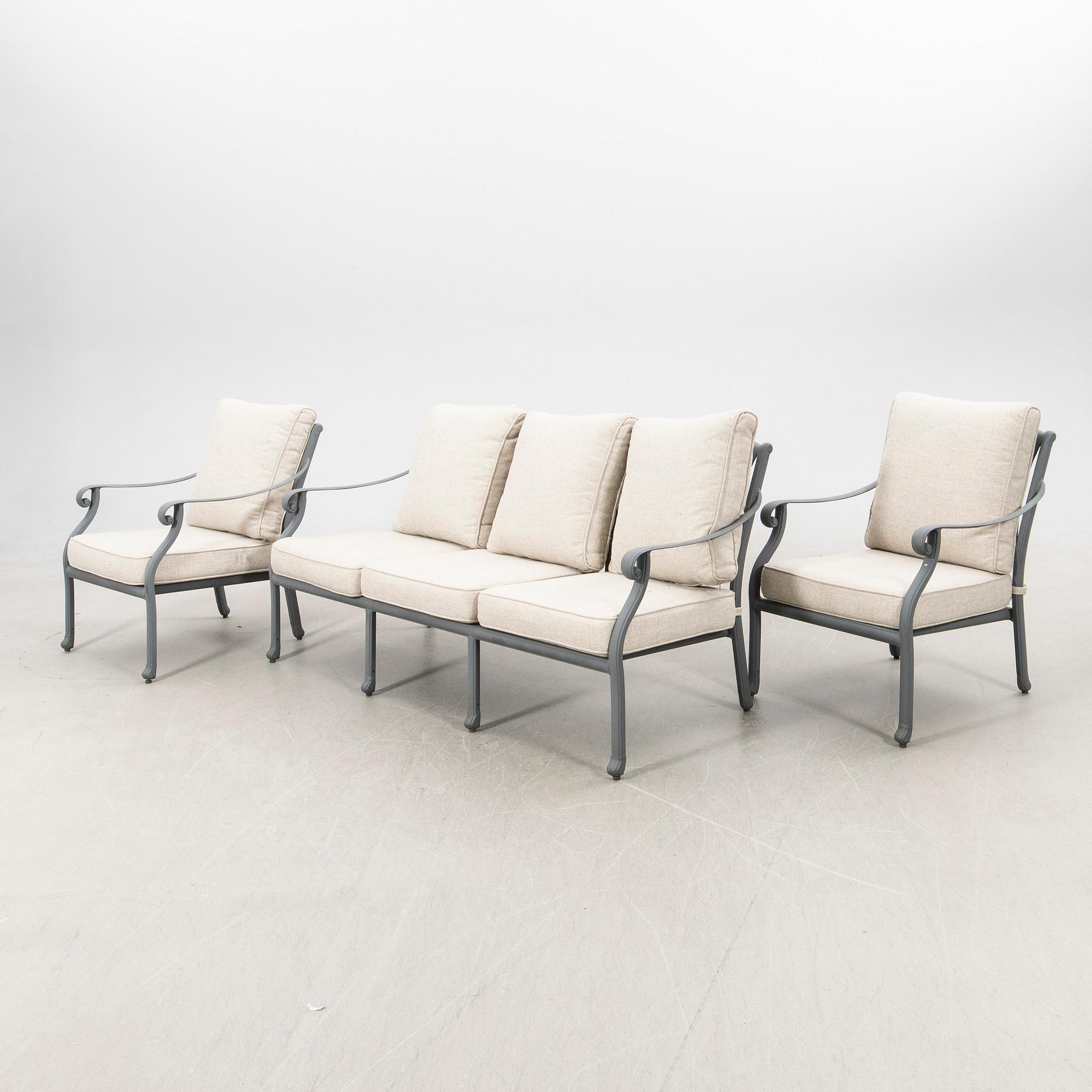 Sofa group, 4 pieces, "Arras", Brafab, 21st century.
