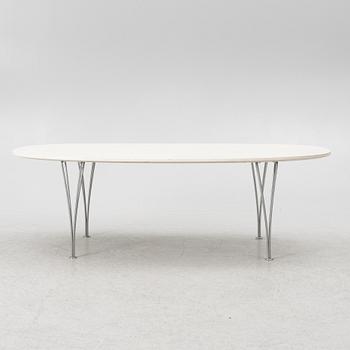 Bruno Mathsson, & Piet Hein, coffee table "Superellipse", second half of the 20th century.