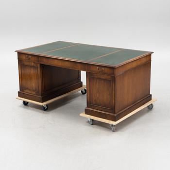A 20th century Bevan Funnell Ltd Reprodux desk, England.