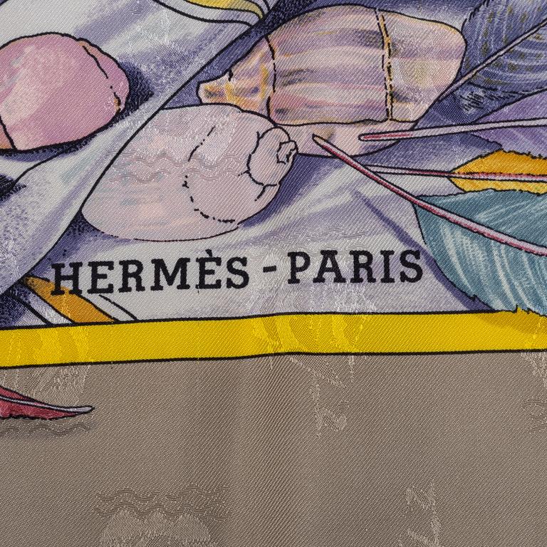 Hermès, scarf, "Christophe Colomb Découvre l'Amerique".