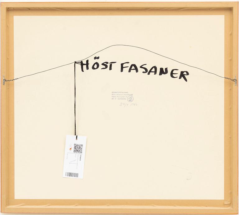 Harald Wiberg, "Höstfasaner".
