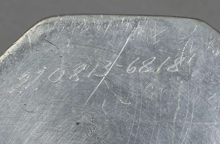 PRISMAFLASKA, tenn, troligen Erik Wikgren, Nyköping, 1815.