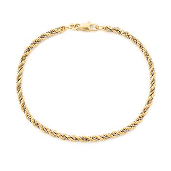 Bracelet, 18K two-tone gold, Italy.