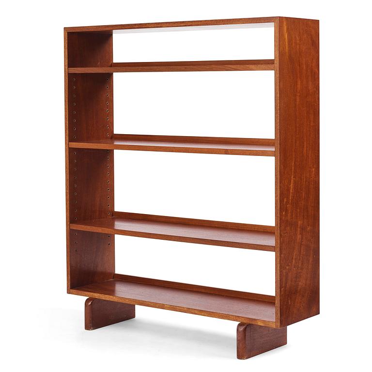 Josef Frank, a mahogany bookcase, Firma Svenskt Tenn, mid-20th century.
