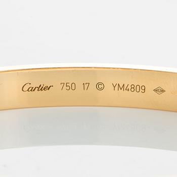 A Cartier "Love" bracelet.