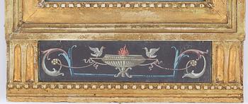 Spegel, omkring 1800, Sengustaviansk.