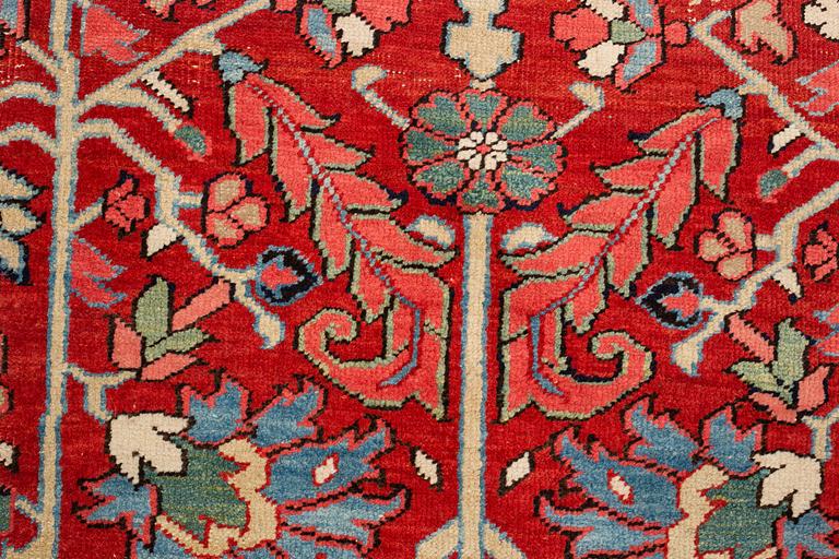 A carpet, semi-antique Heriz, ca 590,5 x 374,5-384,5 cm.