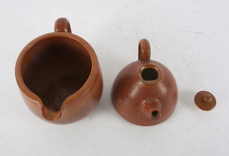 TEKANNA, stengods, Gunnar Nylund, Rörstrand.