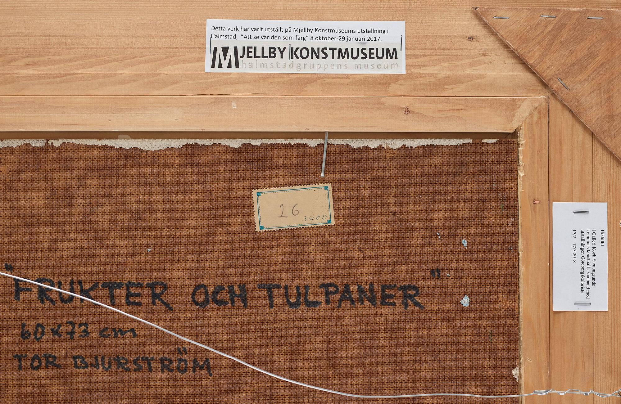 Tor Bjurström, "Frukter och tulpaner".