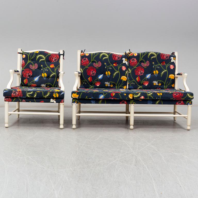 a sofa and an armchair from the late 20th century.