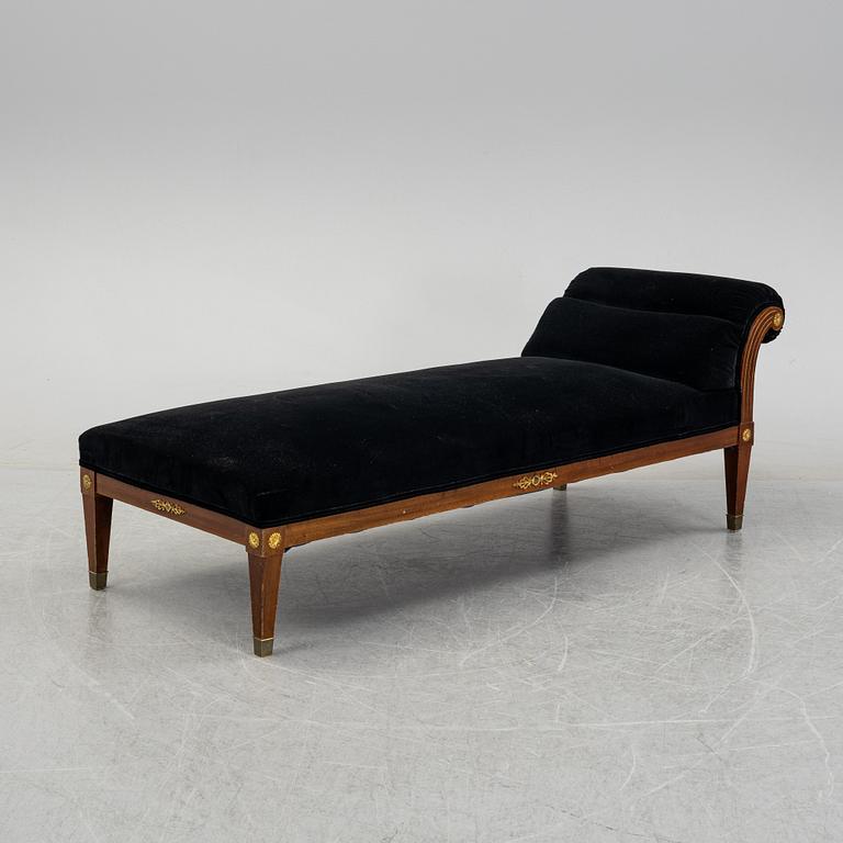 A late gustavian style daybed, early 20th century.