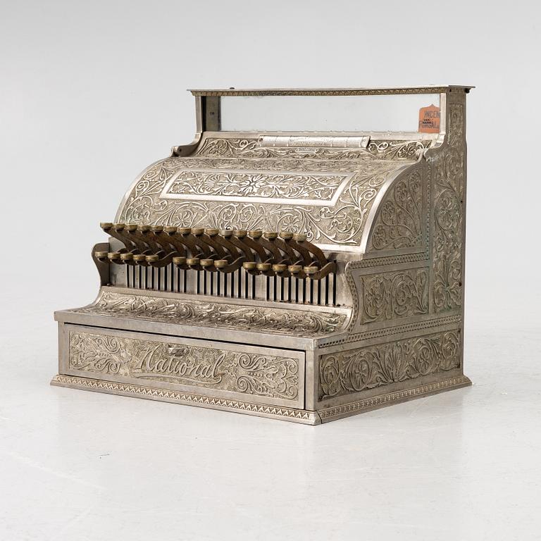Kassaapparat, modellnummer 37, National Cash Register Co, USA, omkring år 1900.
