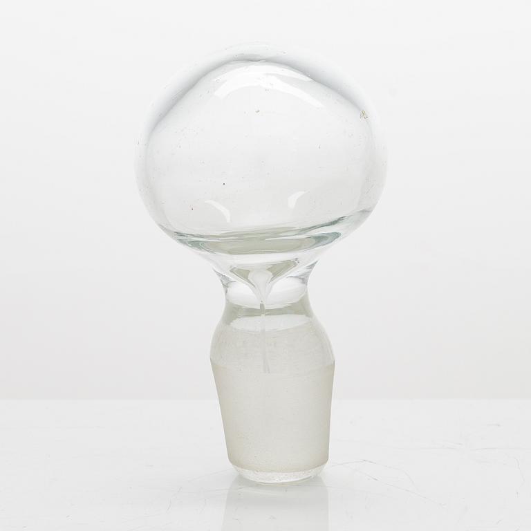 Nanny Still, a 5-piece 'Flindari' glassware set, Riihimäen lasi 1964-1968.