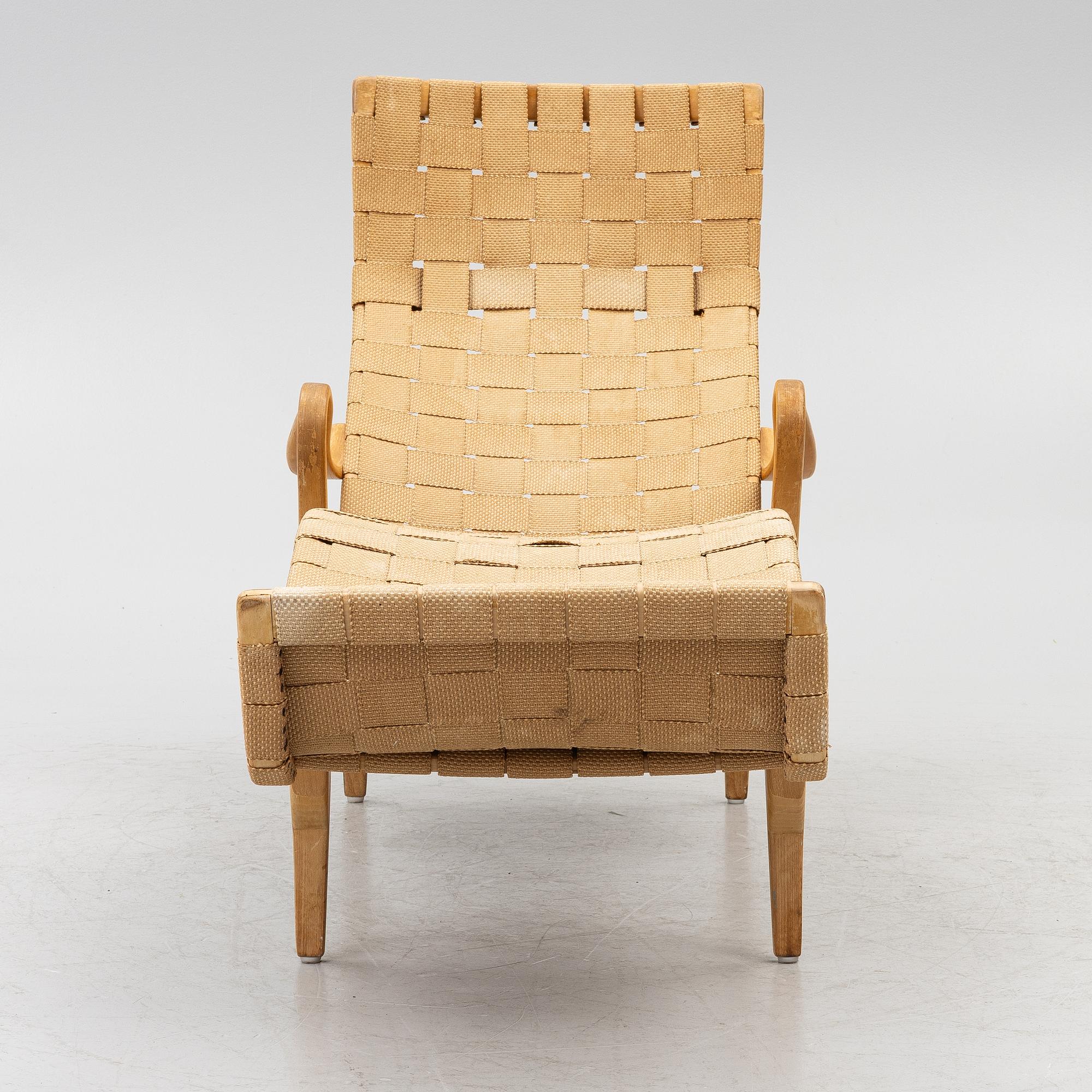 Bruno Mathsson, Lounge chair “Pernilla”, Firma Karl Mathsson, 1944.