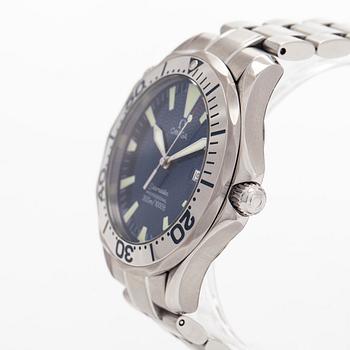Omega, Seamaster, "Electric Blue", wristwatch, 41.5 mm.