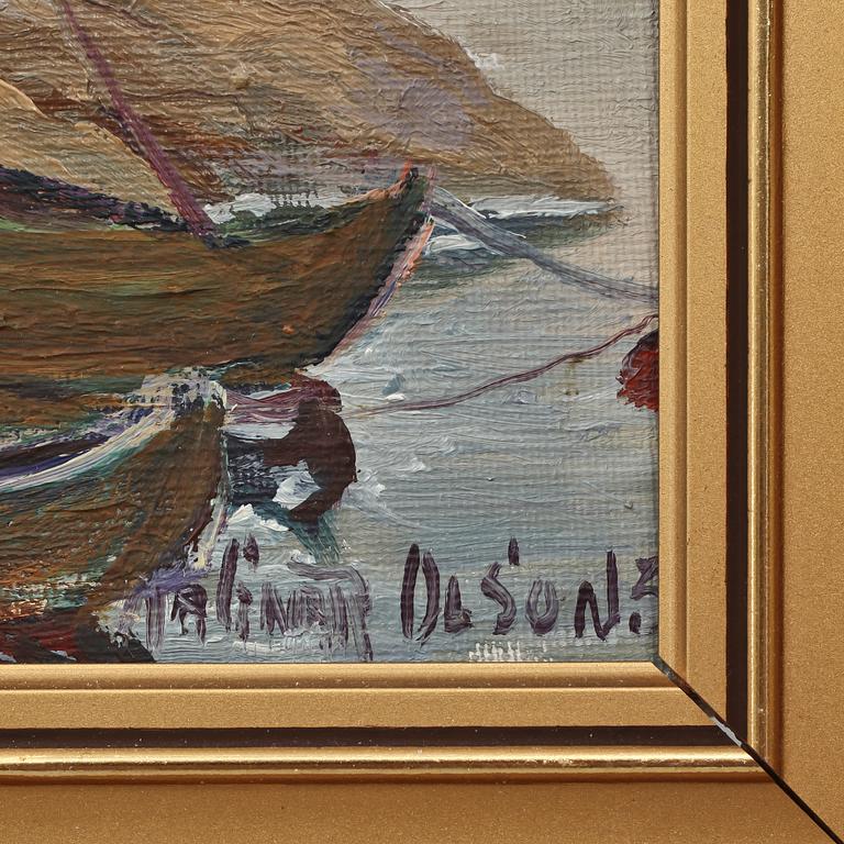RAGNAR OLSON, 2 st, olja på duk, sign.