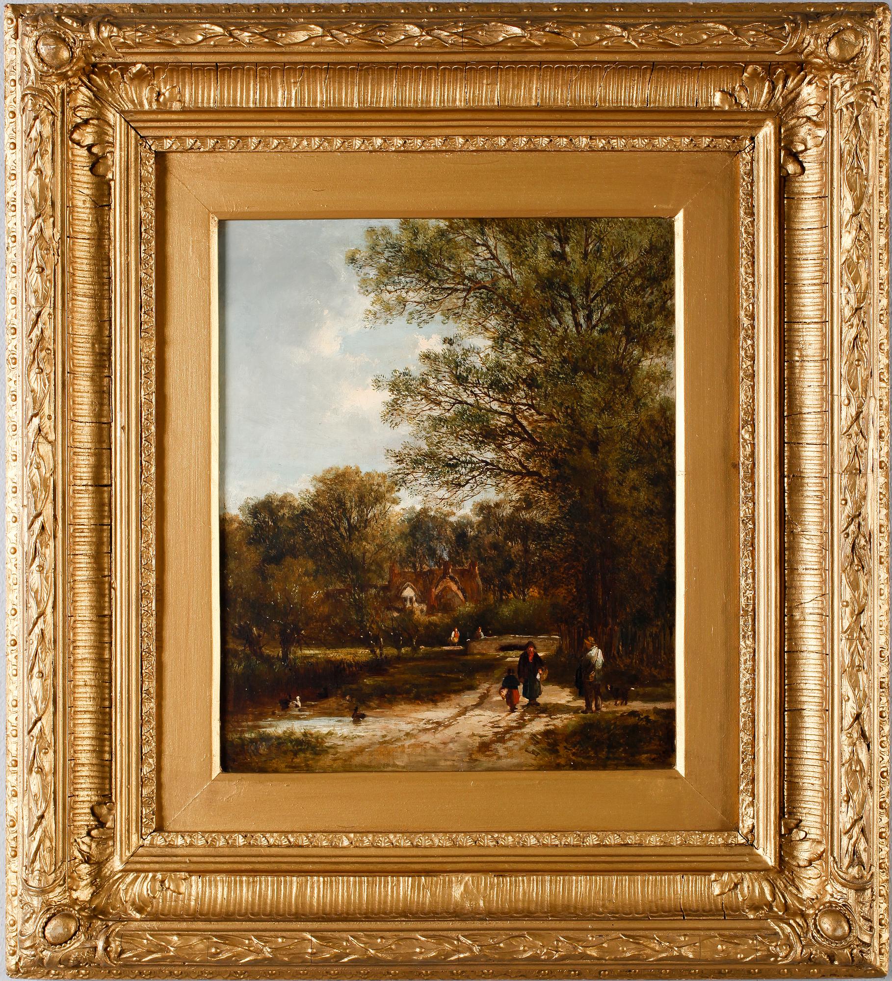 WILLIAM PITT, olja på duk, signerad, daterad a tergo 1877, verksam 1853-1890.