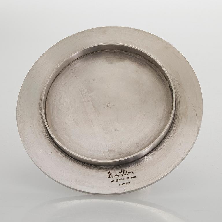 Wiwen Nilsson, ljusstake, sterling silver, Lund 1964.