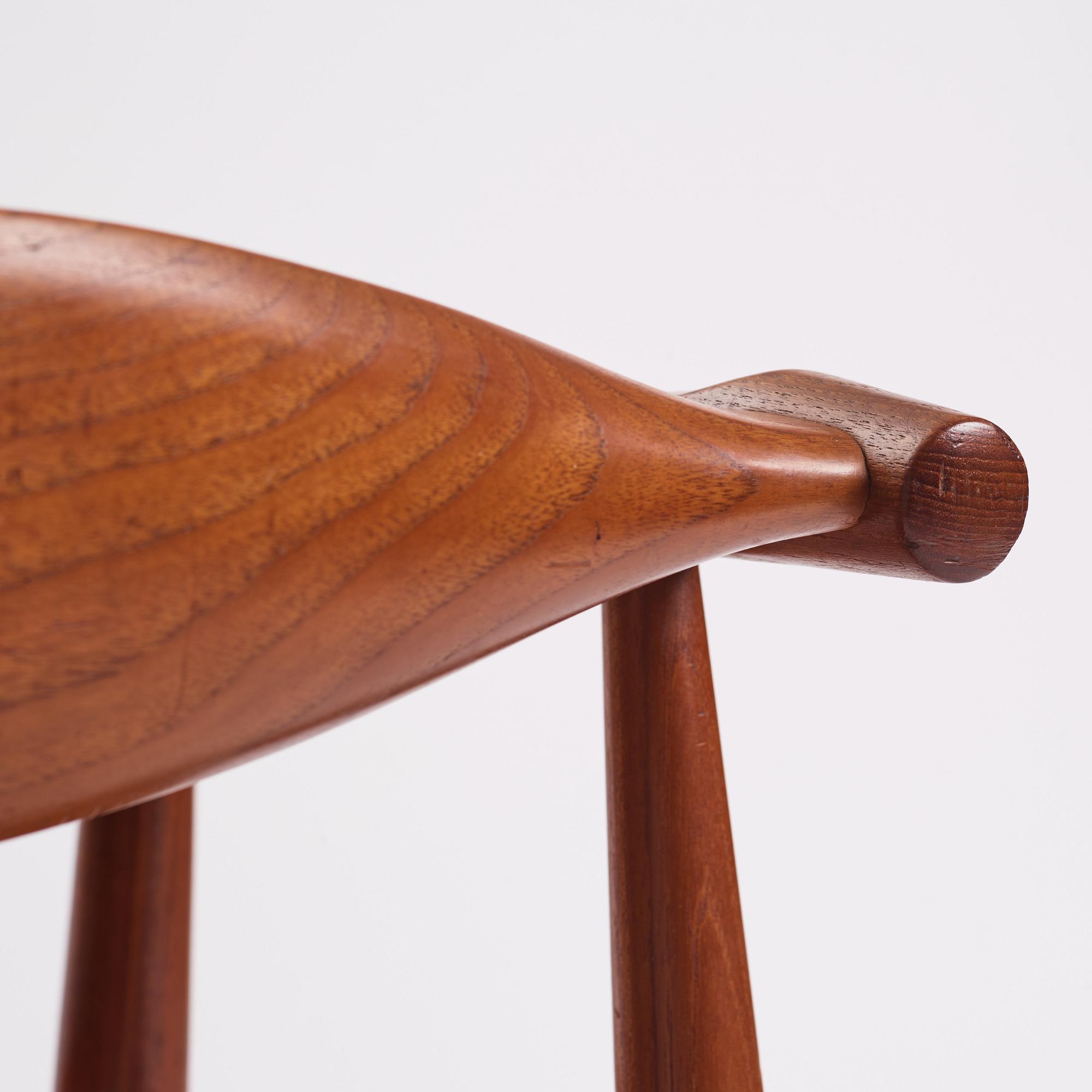 Hans J Wegner, karmstol, modell CH-35, för Carl Hansen & Son, Danmark 1950-60-tal.