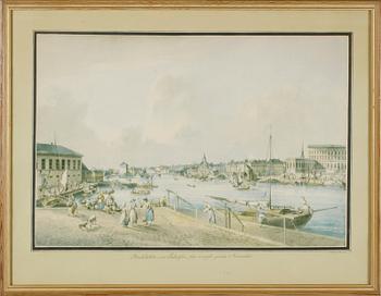 LITOGRAFISKA TRYCK, 4 st, efter J.F Martin, 1900-tal.
