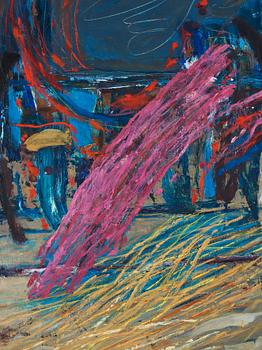 CO HULTÉN, oil on canvas, signed, executed 1961.