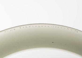 Timo Sarpaneva, lautasia, 6 kpl, "Pantareuna", signeerattu Timo Sarpaneva Iittala -57.