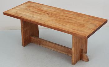 An Axel Einar Hjorth pine table "Lovö", Nordiska Kompaniet 1930's.
