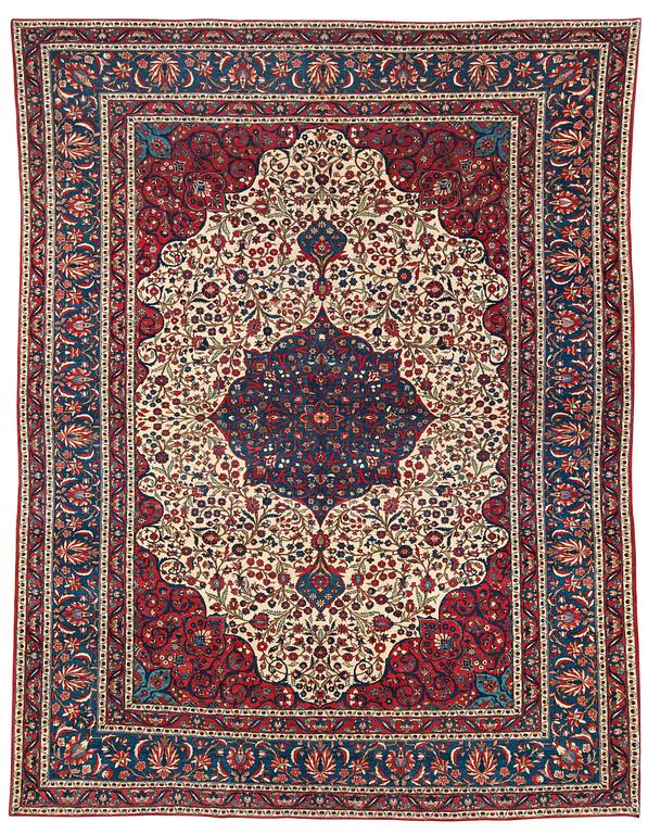 SEMI-ANTIQUE/OLD SAMAN (BACHTIARI AREA). 403,5 x 305 cm.