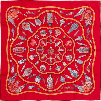 Hermès, scarf, "Qu'importe le flacon".
