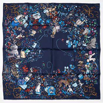 Salvatore Ferragamo, scarf, "Puppies".