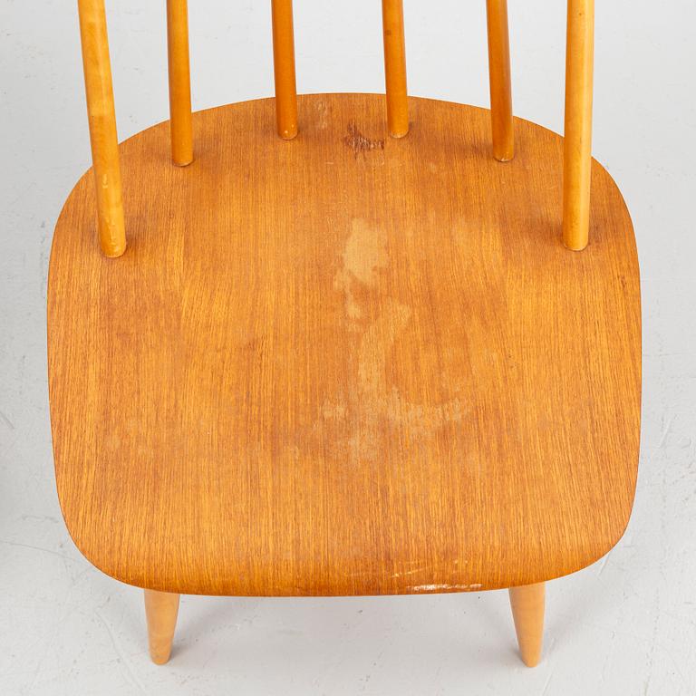 Ilmari Tapiovaara, chairs, 5+1 pcs, "Fanett", Edsbyverken, 1950s.