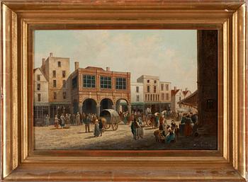 ANTON SCHOTH, tillskriven, olja på duk, bär otydlig sign.