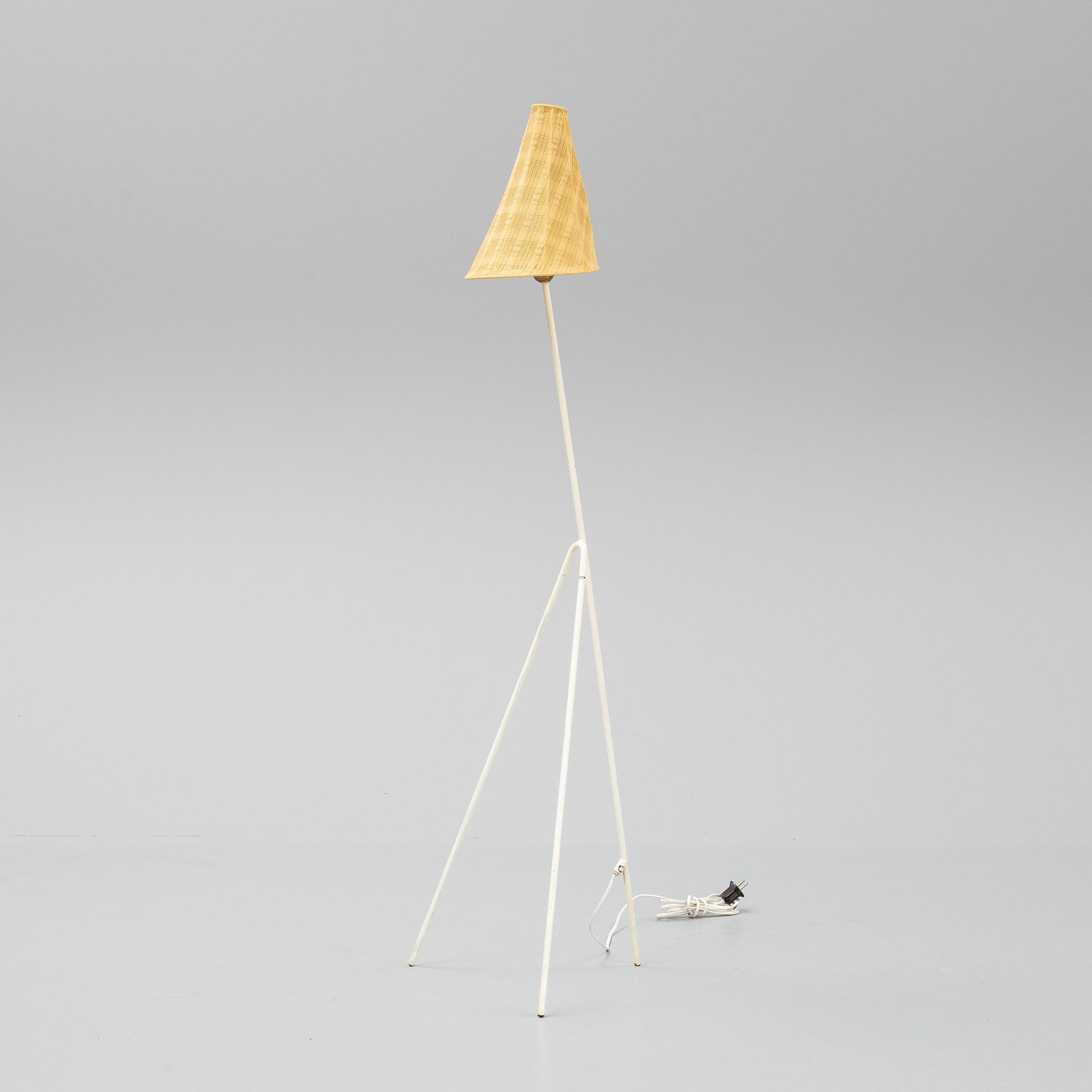 Hans Bergström, golvlampa, modell 569, "Giraffen", Atelje Lyktan, 1950-tal.