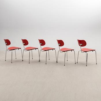 Egon Eiermann, chairs 5 pcs "SE 68", Wilde & Spieth 21st century.