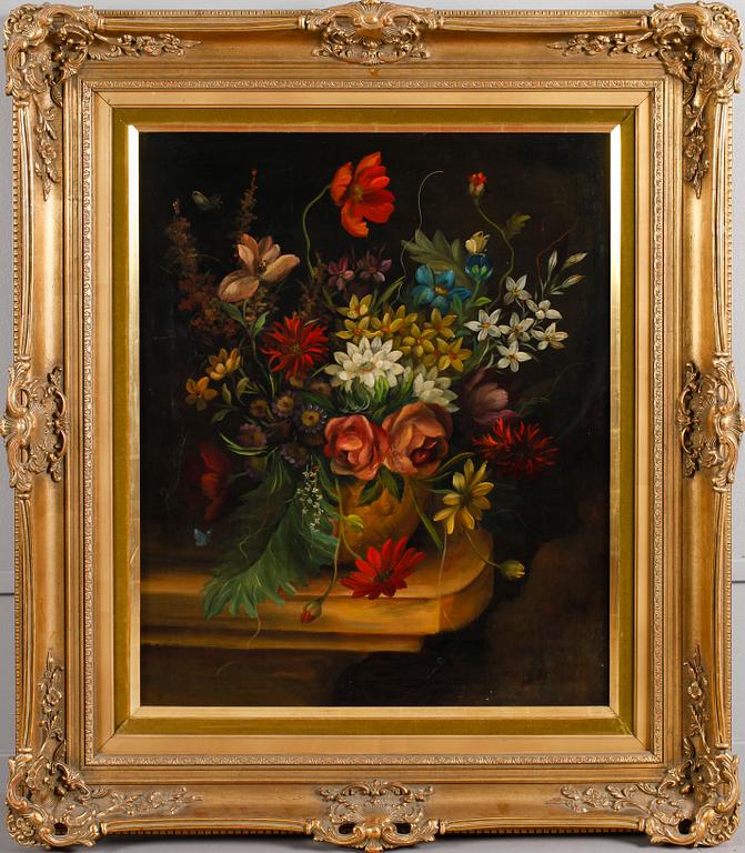 OKÄND KONSTNÄR, olja på duk, 1800-tal.