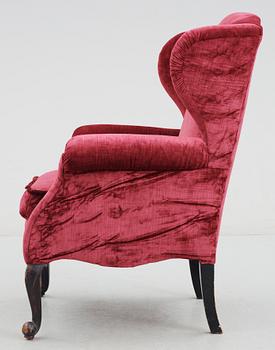 FÅTÖLJ, nyrokoko, 1800-talets slut.