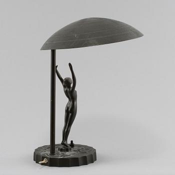 BORDSLAMPA, omkring 1900-talets mitt.