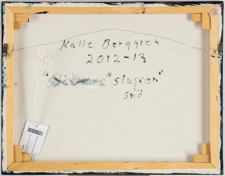 KALLE BERGGREN, canvas, signed and dated 2012-13 on verso.