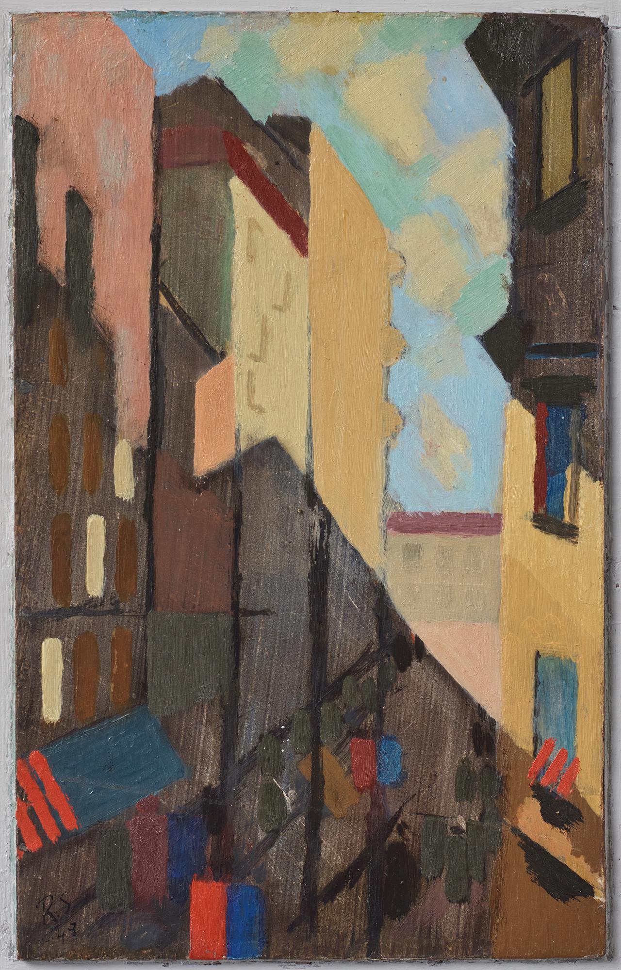 Ragnar Sandberg, Strollers in an Urban Environment.