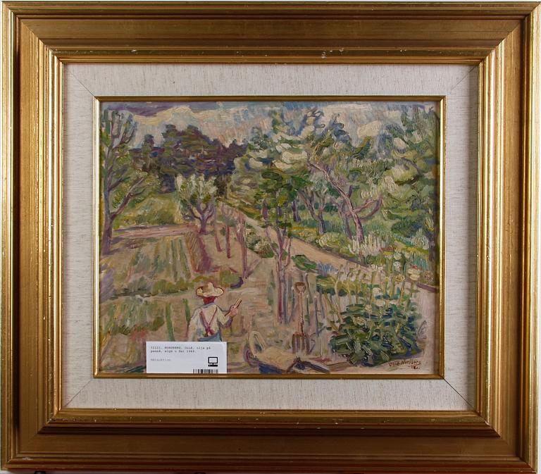 NORDBERG, OLLE, olja på pannå, sign o dat 1948.