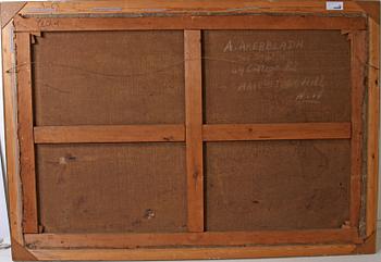 ALEXANDER ÅKERBLADH, olja på duk, sign o dat 1918.