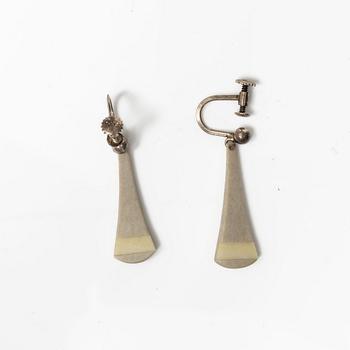 Sune Enoksson, a collection of seven pieces of jewellery, renindeer antler.