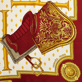 Hermès, scarf, "Selles a Housse".