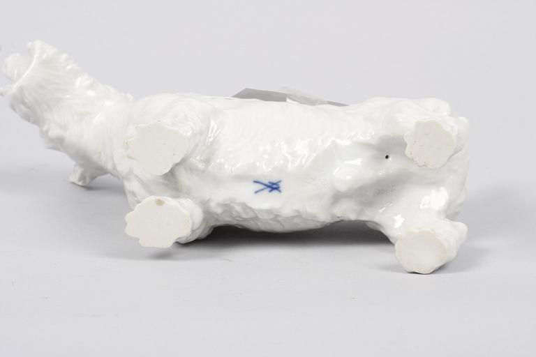 FIGURIN, porslin, Meissen.