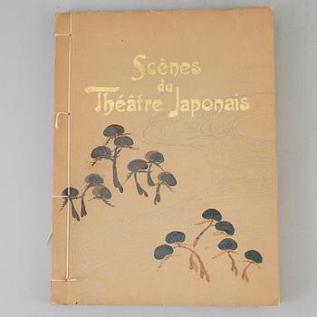 BOK, "Scènes du téâtre Japonais". Tokyo, Japan, 1900.