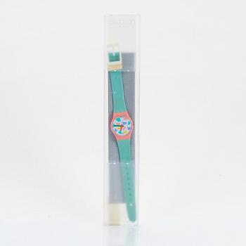 Swatch, Blue Lolly, wristwatch, 25 mm.