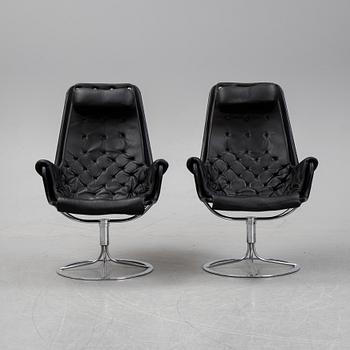 Bruno Mathsson, a pair 'Jetson' armchairs for Dux.