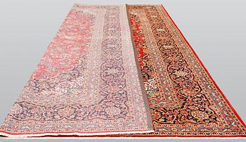 Keshan carpet signed approx. 425x304 cm.