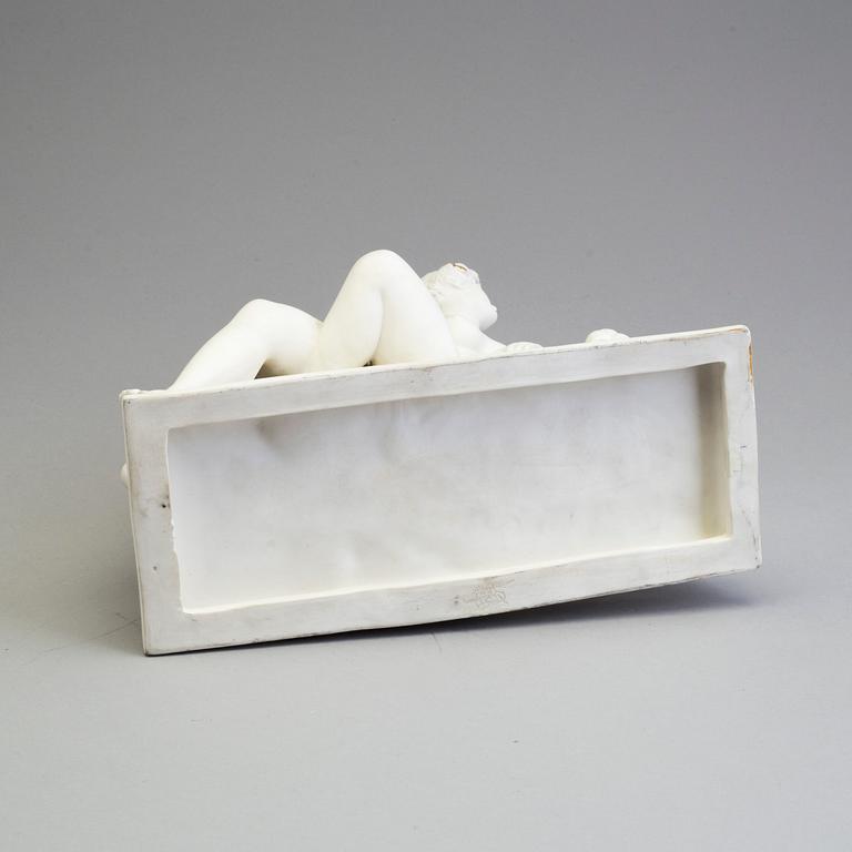 A PARIAN FIGURE, after J H von Danecker, Gustafsberg 1890.