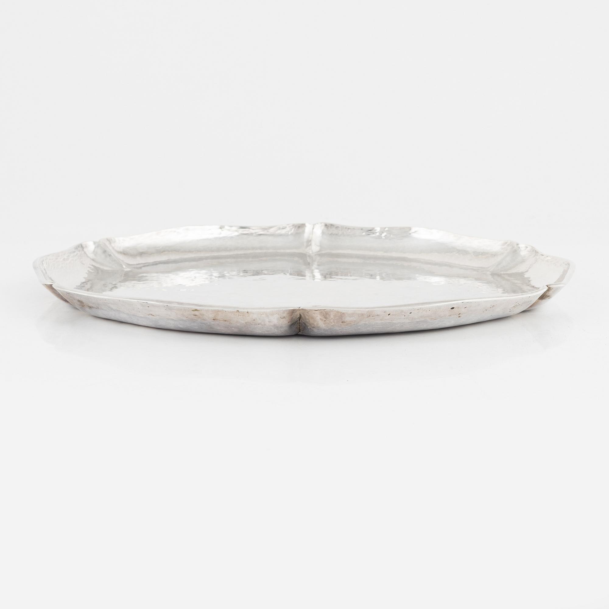 Bricka, sterlingsilver, Peru, 1950-tal.